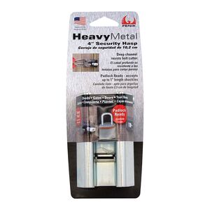 Fenix Heavy Metal Zinc Plated Security Hasp Silver 2 x 4inch Fenix Heavy Metal Zinc Plated Security Hasp Silver 2 x 4inch
